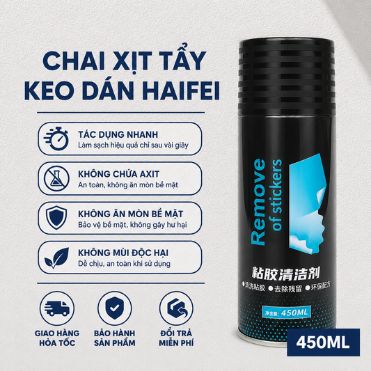 Chai Xịt Tẩy Keo Dán HAIFEI
