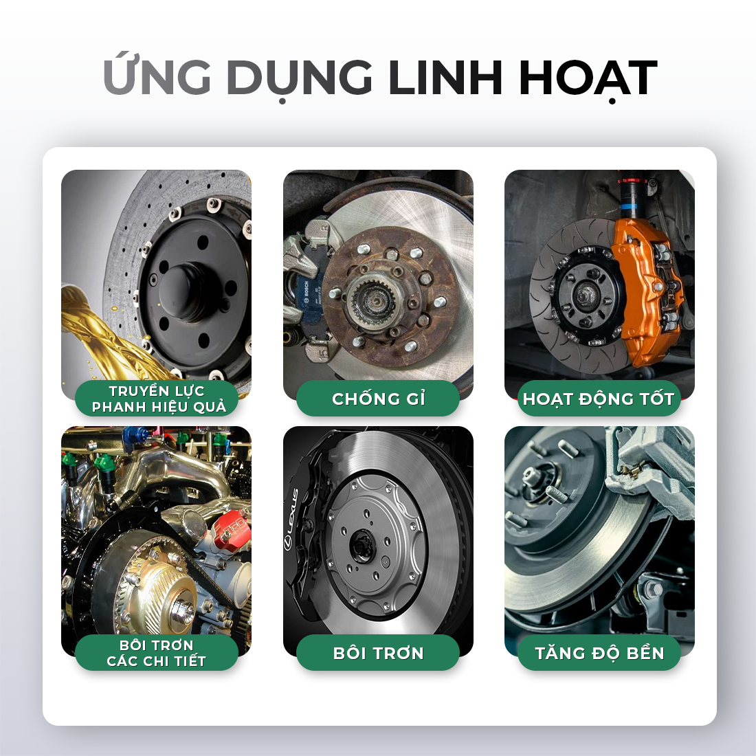Dầu thắng VTOP DOT3 DOT4 dầu phanh chịu được nhiệt độ sôi cao tăng cường nhiều phụ gia