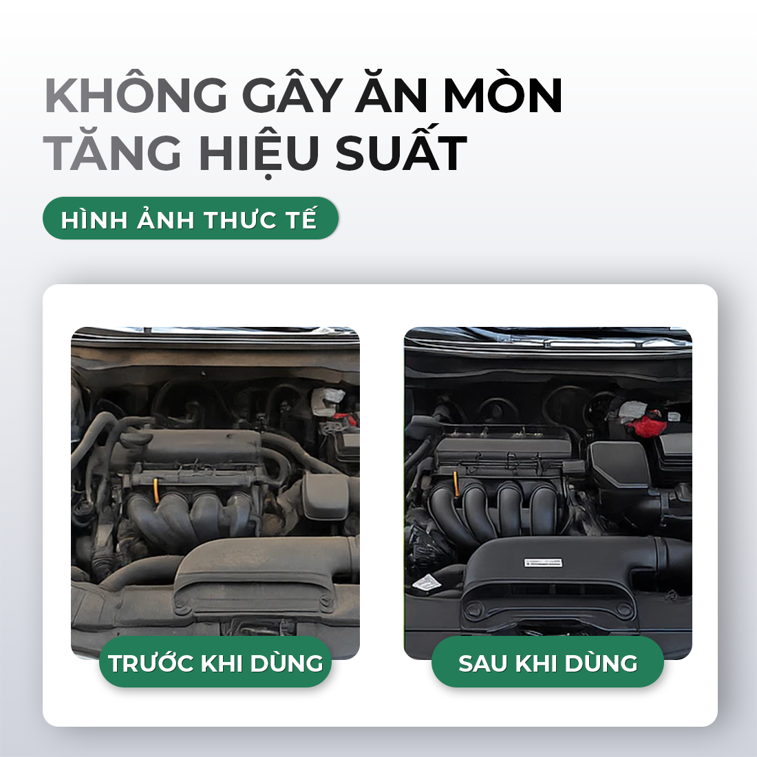 Xịt phủ bóng động cơ ô tô xe máy VTOP làm tăng độ sáng bóng động cơ hạn chế bám bụi dễ vệ sinh
