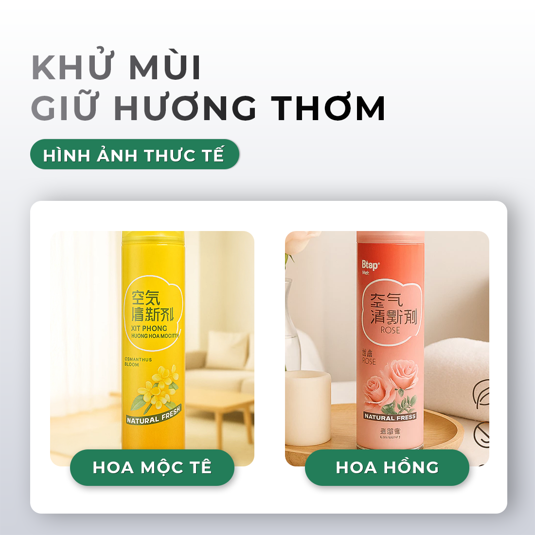 Xịt thơm phòng VTOP 400ml nước hoa xịt phòng hương thơm tự nhiên dễ chịu lưu hương lâu