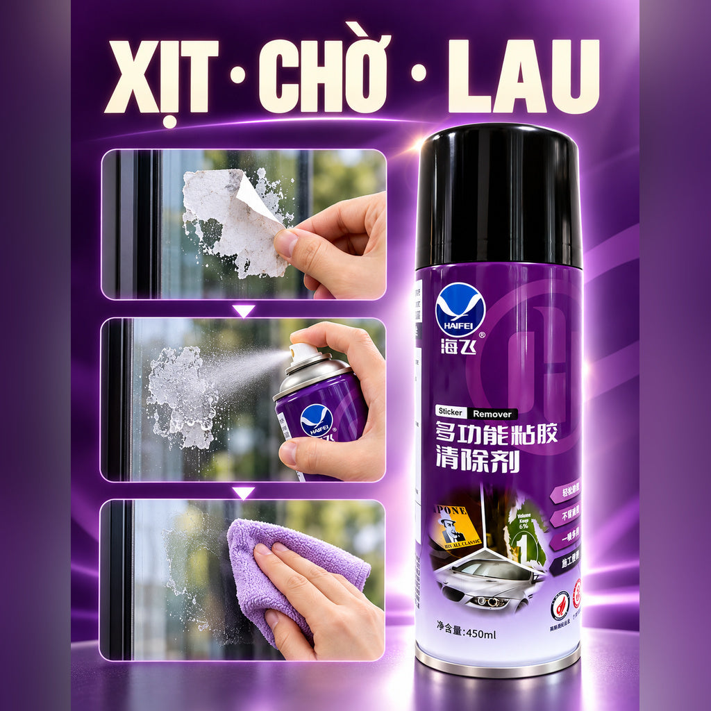 BÌNH XỊT TẨY KEO DÁN HAIFEI