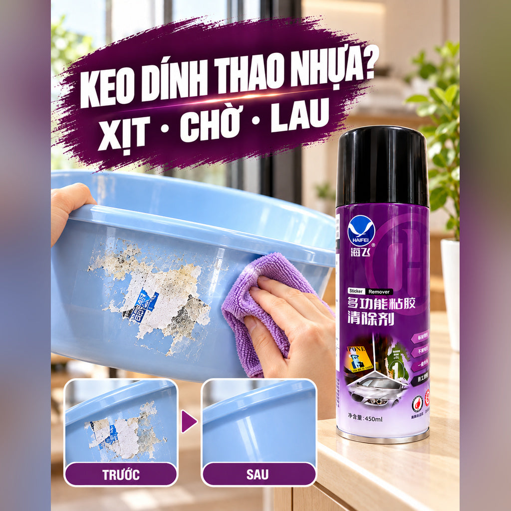 BÌNH XỊT TẨY KEO DÁN HAIFEI