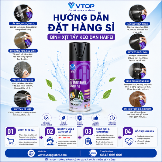 Chai Xịt Tẩy Keo Dán HAIFEI