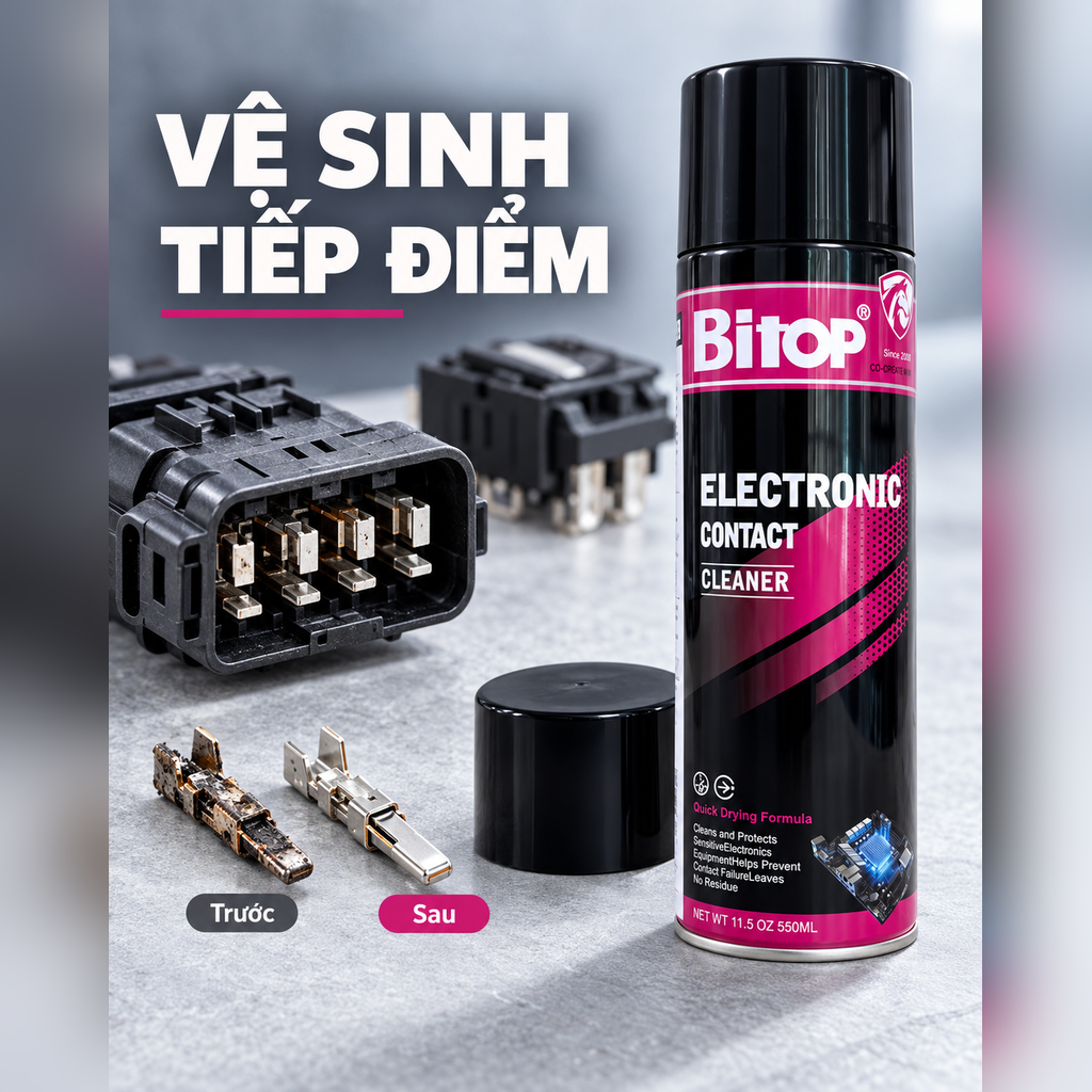 BÌNH XỊT VỆ SINH TIẾP ĐIỂM ĐIỆN TỬ BITOP