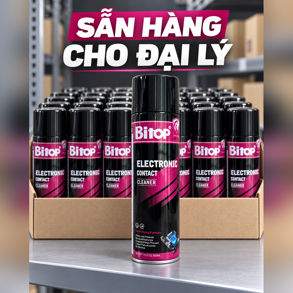 BÌNH XỊT VỆ SINH TIẾP ĐIỂM ĐIỆN TỬ BITOP