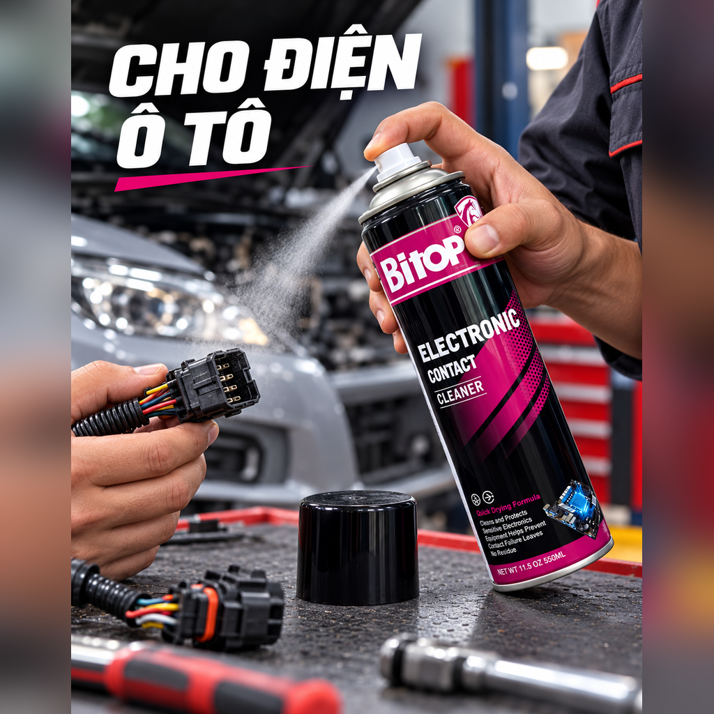 BÌNH XỊT VỆ SINH TIẾP ĐIỂM ĐIỆN TỬ BITOP