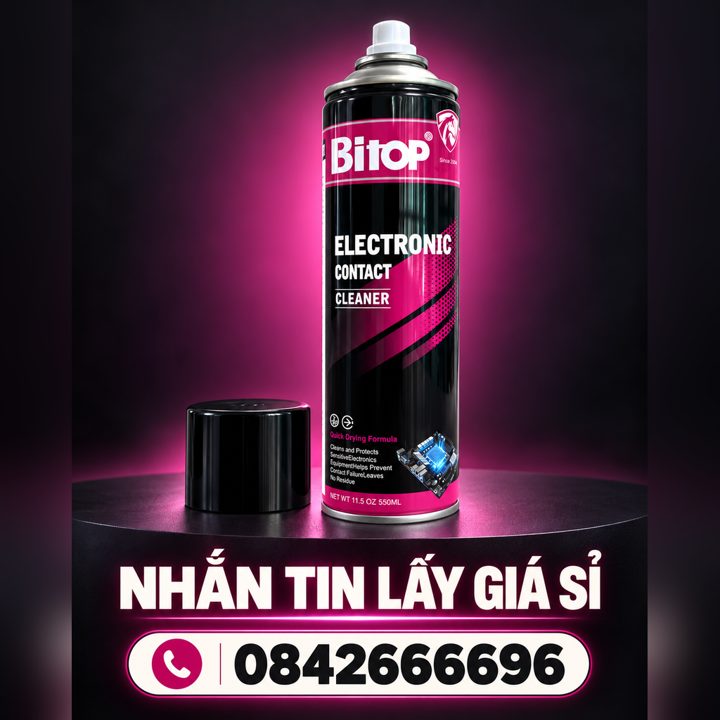 BÌNH XỊT VỆ SINH TIẾP ĐIỂM ĐIỆN TỬ BITOP