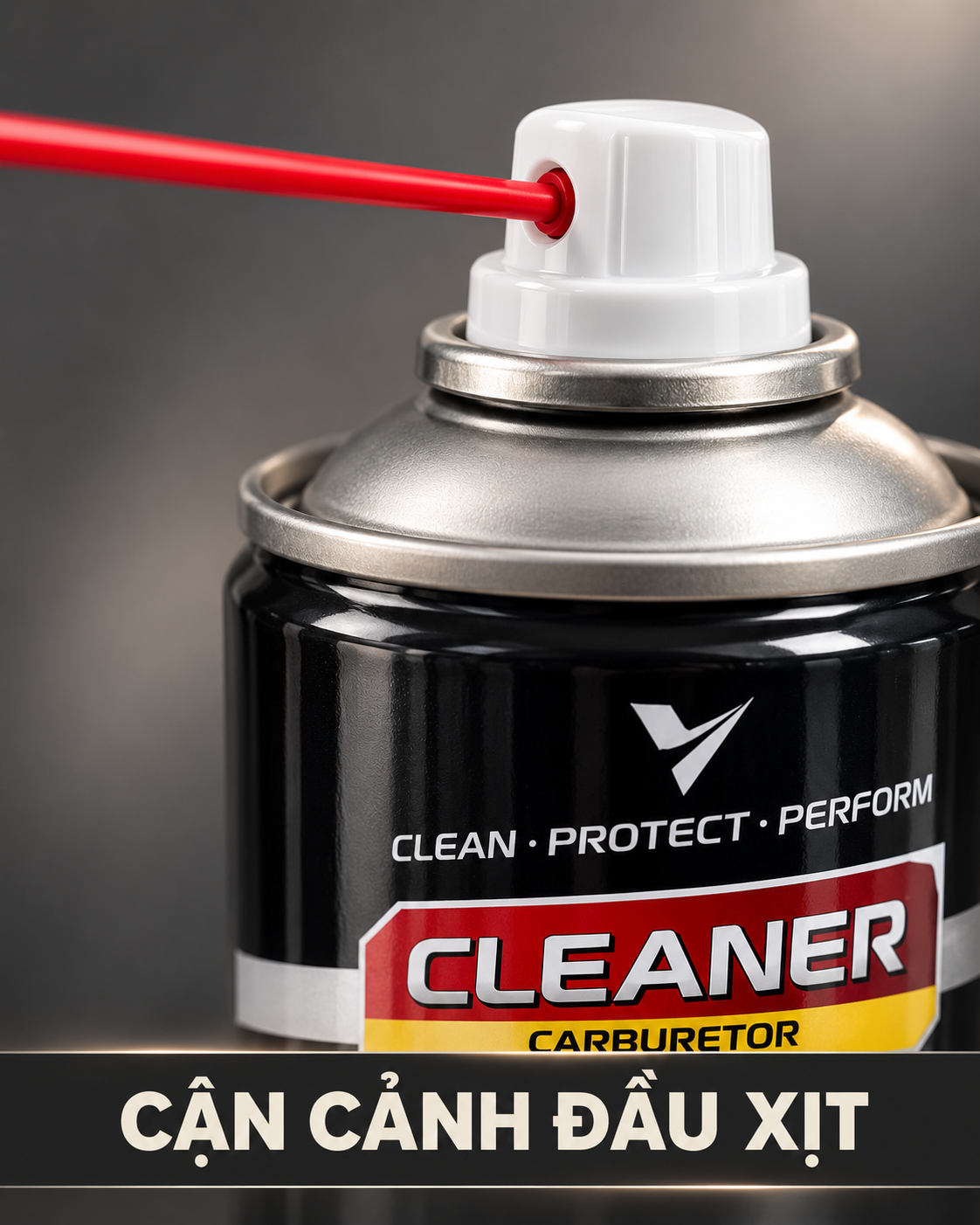 Xịt chế hoà khí vệ sinh buồng đốt VTOP 450ml vệ sinh lốc máy, nhông sên dĩa dành cho ô tô, xe máy