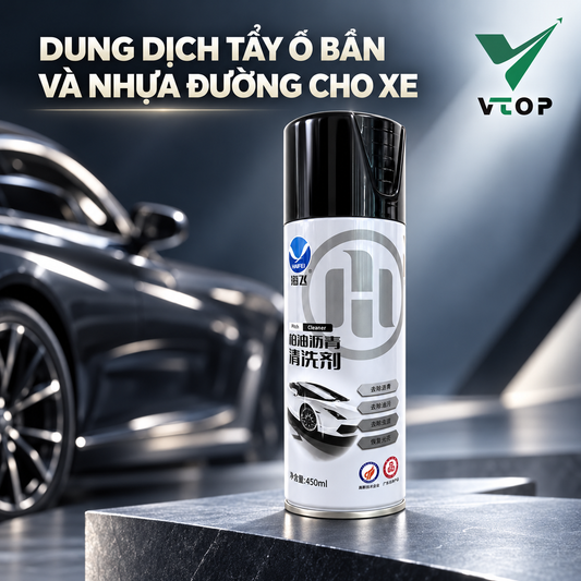 Dung dịch tẩy ố bẩn và nhựa đường cho xe VTOP 450 ml