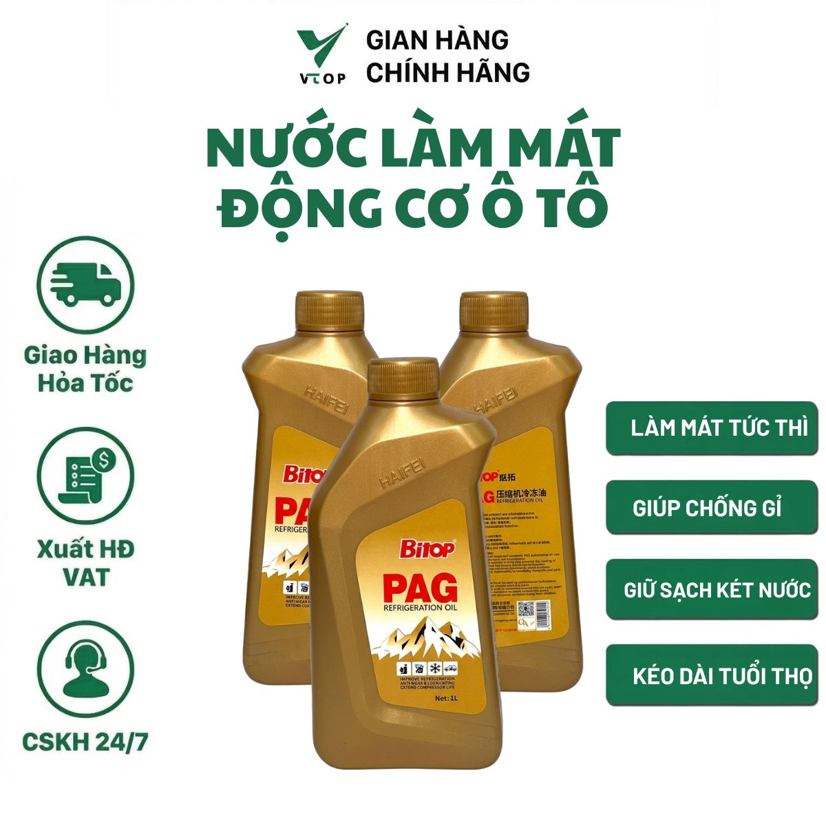 Dầu làm lạnh điều hòa ô tô PAG