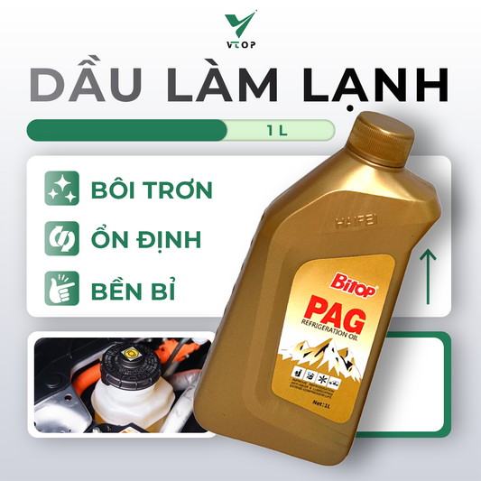 Dầu làm lanh điều hòa ô tô PAG tăng hiệu suất máy nén, ổn định nhiệt độ