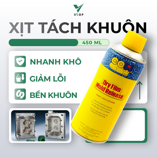 Xịt tách khuôn GOLDEN COW cao cấp chống dính cho nhiều loại khuôn nhựa cao su composite và kim loại