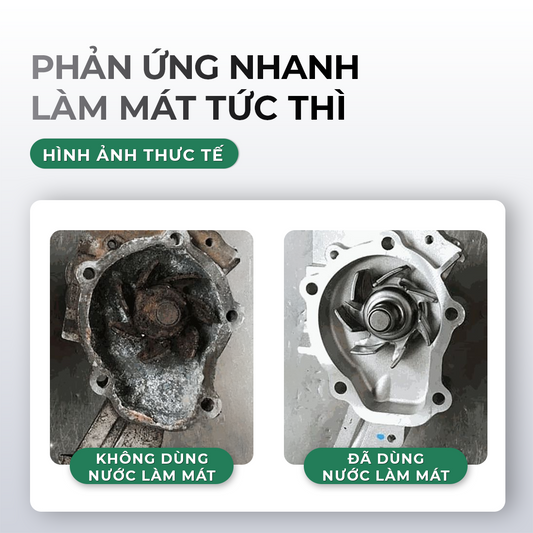 Nước làm mát động cơ ô tô VTOP 2kg đa năng làm mát cho tất cả các loại động cơ ô tô