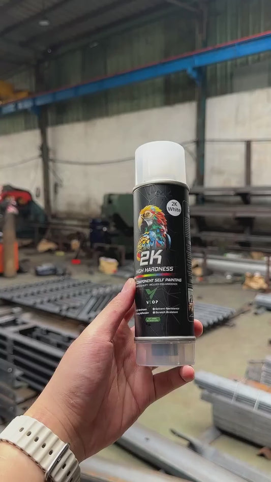 Sơn Xịt Con Két 2K High Hardness – Độ Bóng Cao, Cứng Bề Mặt Chuyên Nghiệp