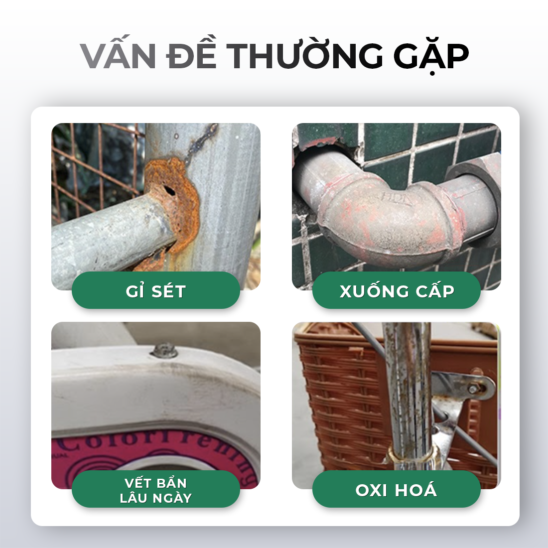 Sơn xịt màu trắng VTOP bền màu dễ thao tác sơn nhựa, sơn tường, sơn cửa, sơn nón bảo hiểm