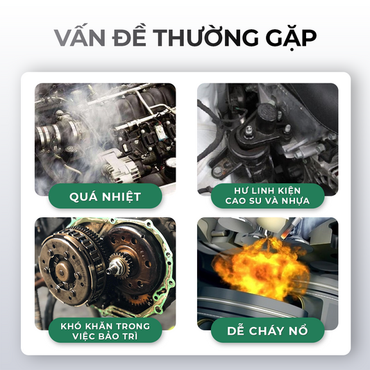 Nước tẩy rửa dầu nhớt động cơ VTOP làm sạch dầu nhớt, vết ố bụi bẩn, cặn bã