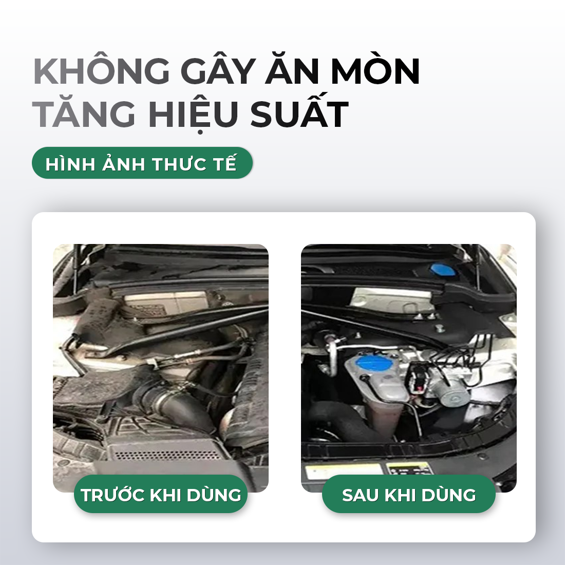 Nước tẩy rửa dầu nhớt động cơ VTOP làm sạch dầu nhớt, vết ố bụi bẩn, cặn bã