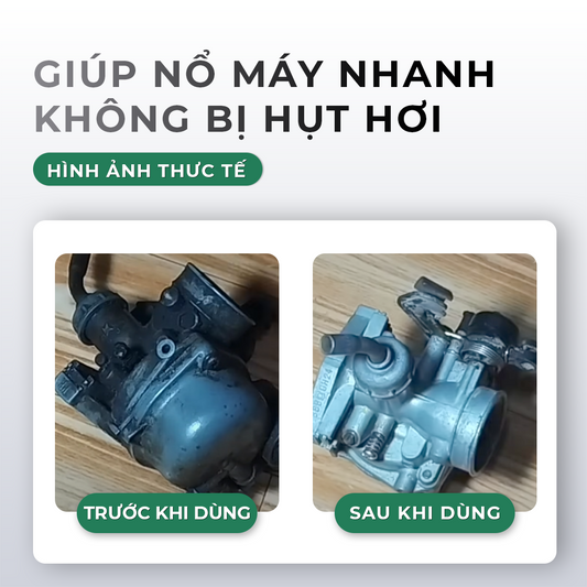 Xịt chế hoà khí vệ sinh buồng đốt VTOP 450ml vệ sinh lốc máy, nhông sên dĩa dành cho ô tô, xe máy