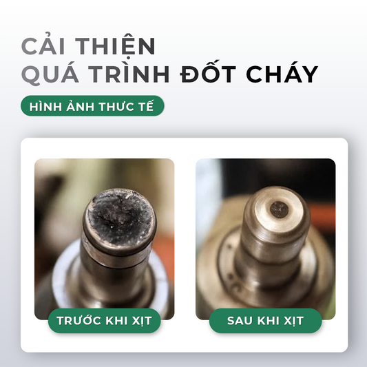 Vệ sinh kim phun buồng đốt ô tô VTOP cao cấp làm tan cặn bẩn giảm cặn carbon tăng hiệu suất