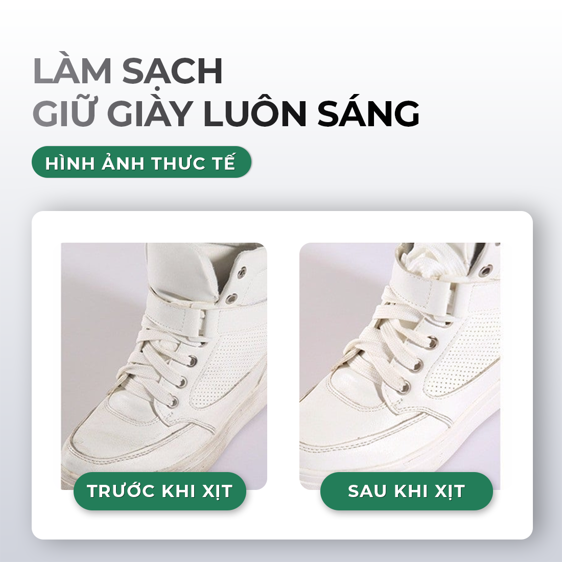 Chai xịt tạo bọt vệ sinh giày VTOP 200ml cao cấp làm sạch giày trắng sáng khử mùi hôi giày