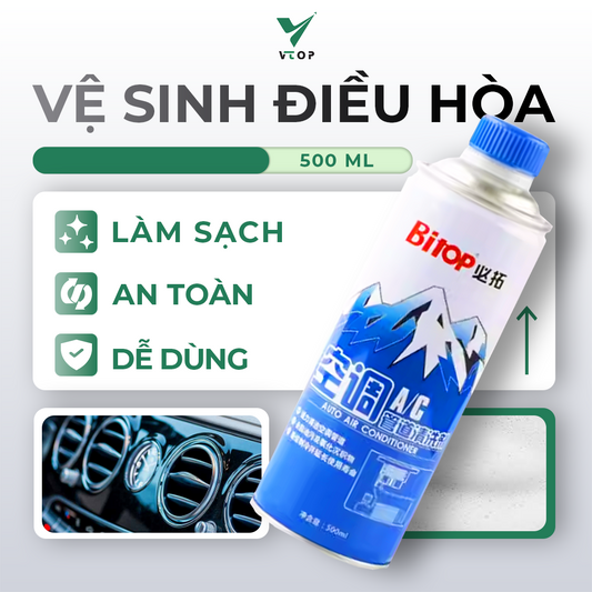 Chai vệ sinh điều hòa ô tô BITOP điều hòa gia đình và tủ lạnh kiểm soát độ ẩm không ăn mòn