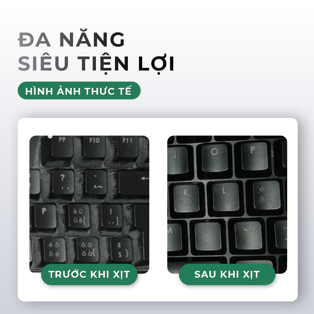 Chai xịt bụi khí nén VTOP vệ sinh laptop bàn phím cơ PC các thiết bị công nghệ