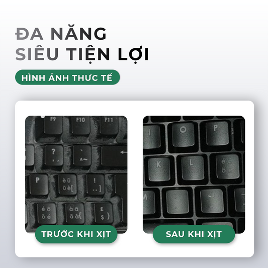 Chai xịt bụi khí nén VTOP vệ sinh laptop bàn phím cơ PC các thiết bị công nghệ