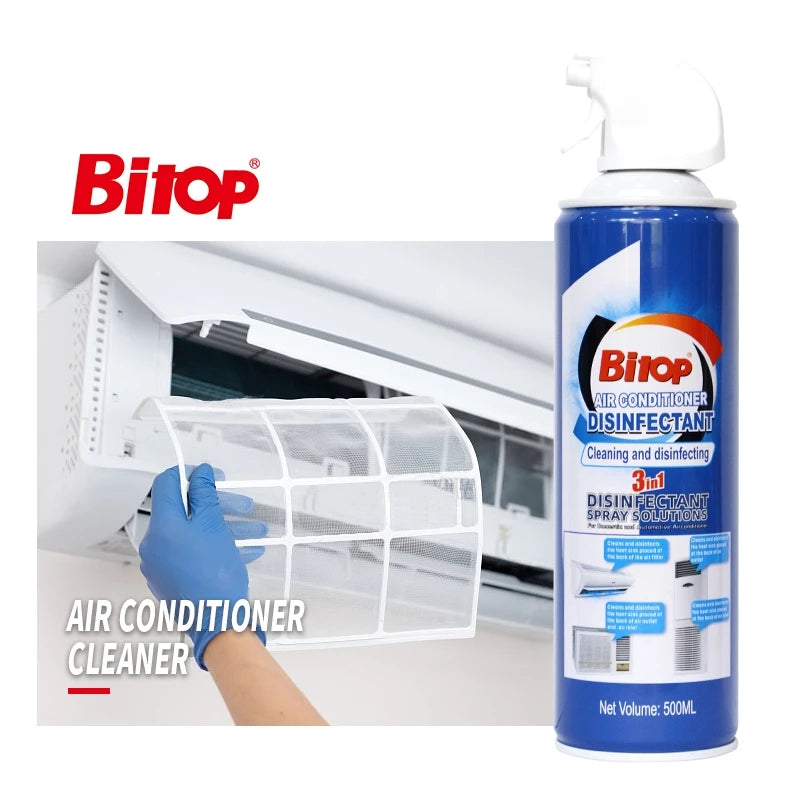 BITOP 3IN1 Air Conditioner Cleaner Spray 300ml deodorizes, kills mold, and harmful bacteria