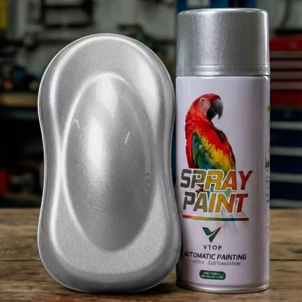 Sơn Xịt Con Két SPRAY PAIN- VTOP MÀU  NHŨ BẠC