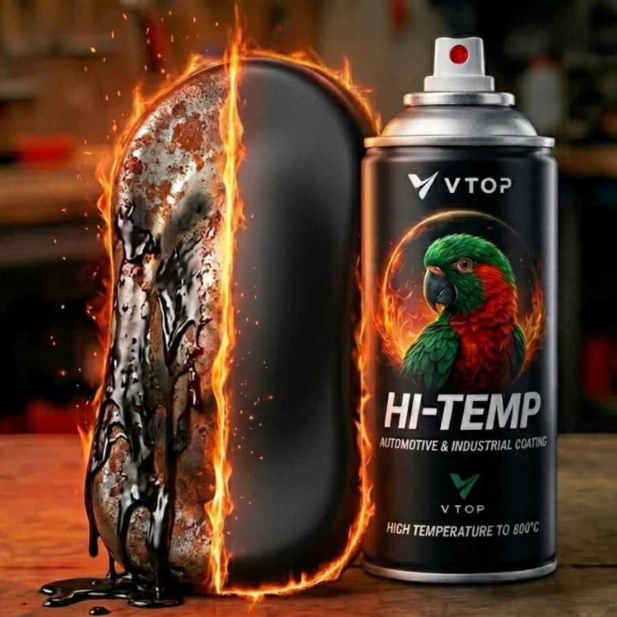 Sơn Xịt Con Két HI-TEMP Chịu Nhiệt 600°C – Bền Nhiệt Cao, Chống Bong Tróc Hiệu Quả