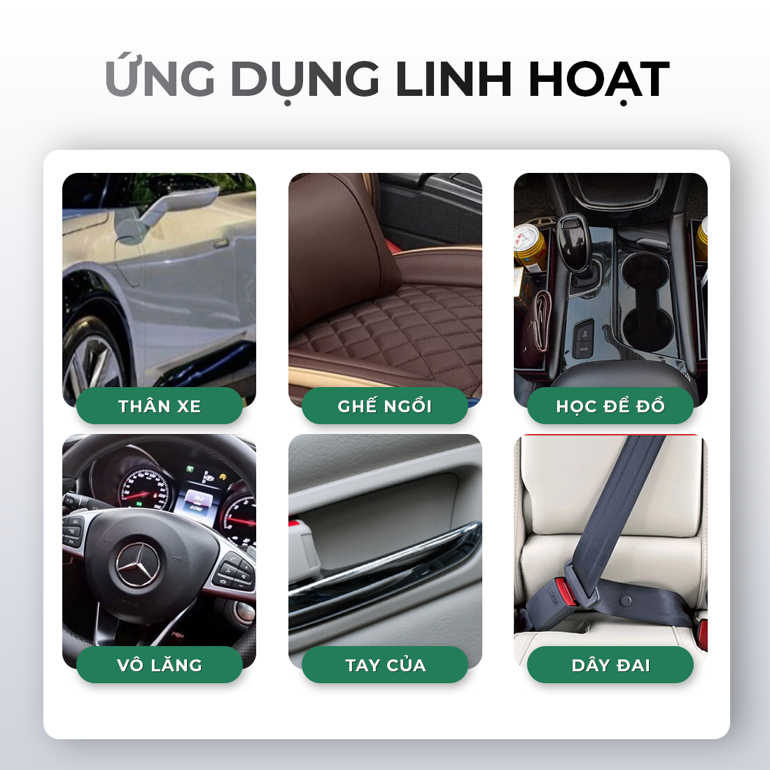 Chai xịt dưỡng bóng nội thất ô tô VTOP 450ml loại bỏ vết bẩn mảng bám dưỡng và phục hồi các chi tiết