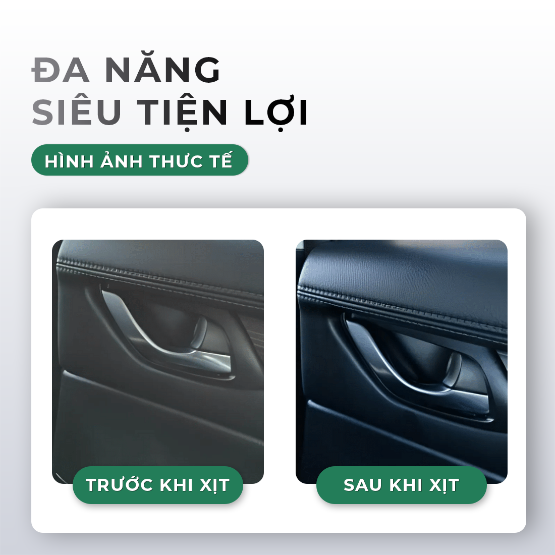 Chai xịt dưỡng bóng nội thất ô tô VTOP 450ml loại bỏ vết bẩn mảng bám dưỡng và phục hồi các chi tiết